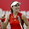 Martina Hingis exposed upskirt