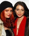 Michelle Trachtenberg exposed her plunging cleavage