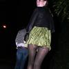 Mischa Barton exposed her pantyhose upskirt