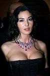 Monica Bellucci exposed her cleavage