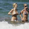 Paris and Nicky Hilton exposed their bikinis