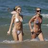 Paris and Nicky Hilton exposed their bikinis