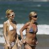 Paris and Nicky Hilton exposed their bikinis