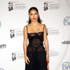 Salma Hayek exposed her lace bra in a see through dress