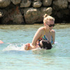 Scarlett Johansson exposed her bikini