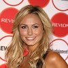 Stacy Keibler exposed her cleavage in a sexy dress