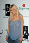 Tara Reid exposed her boobs in a see through shirt