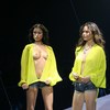 Models exposed flashing their boobs and upskirt butts